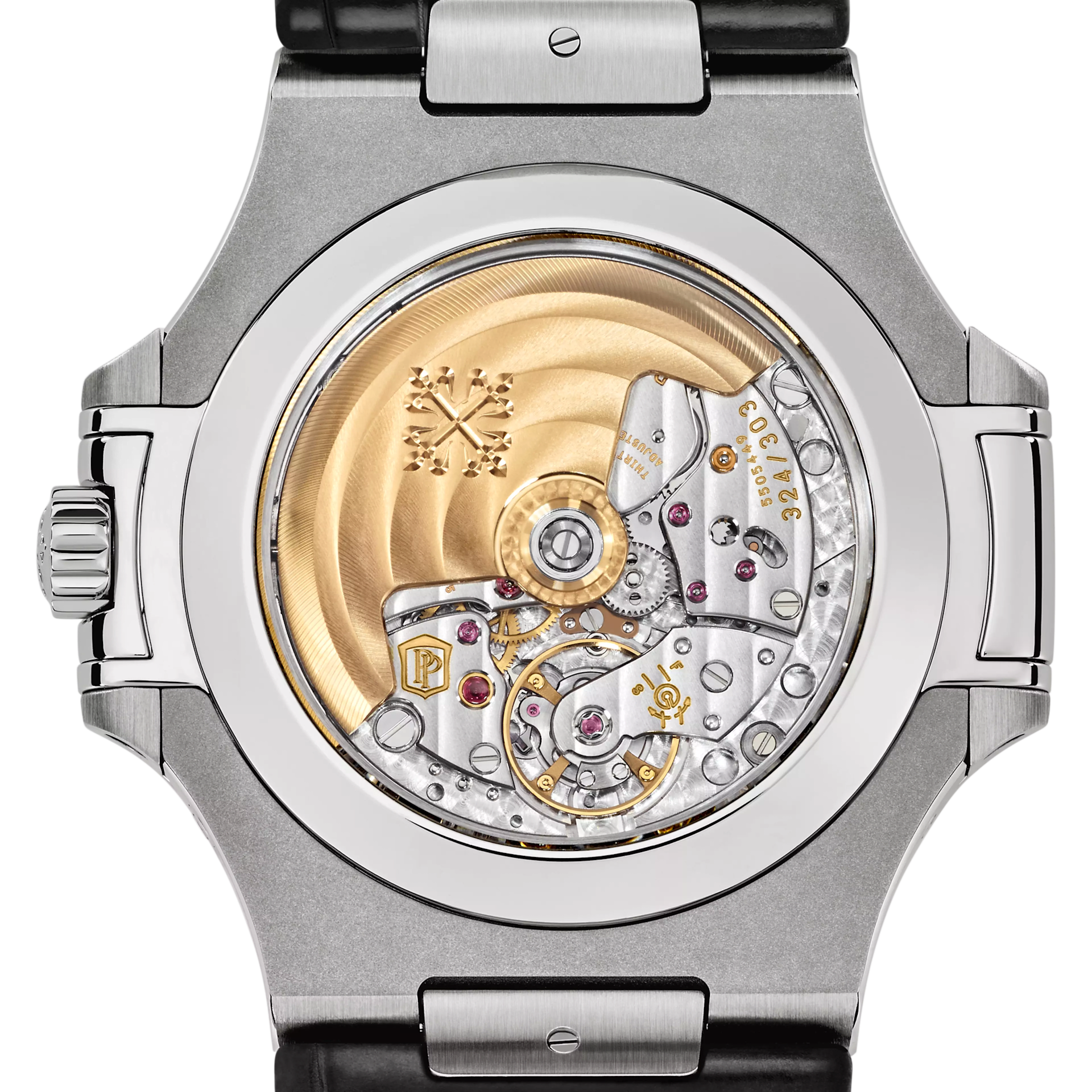 Patek Nautilus leather Super Clone Swiss Machine