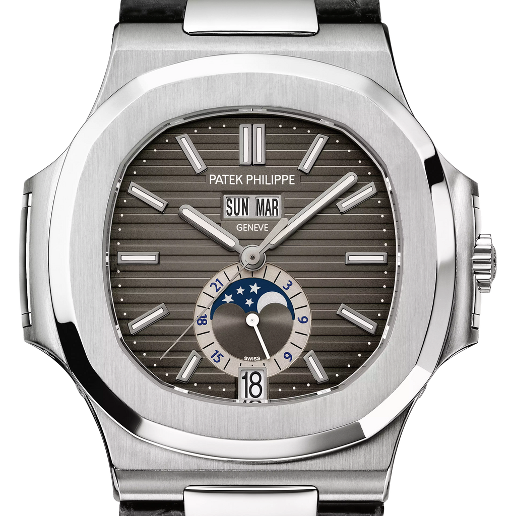 Patek Nautilus leather Super Clone Swiss Machine