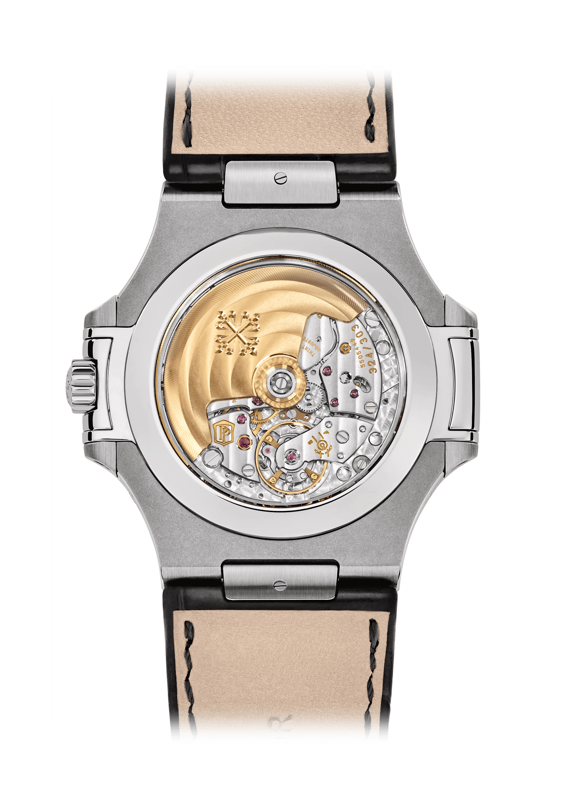 Patek Nautilus leather Super Clone Swiss Machine