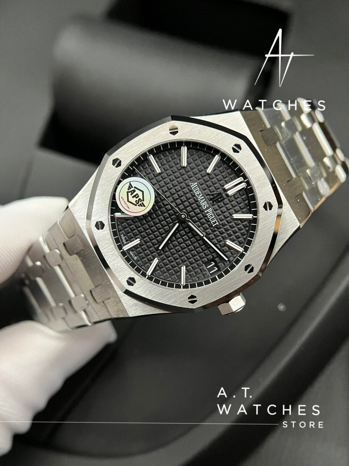 AUDEMARS Piguet Royal Oak Black Super Clone Swiss Machine