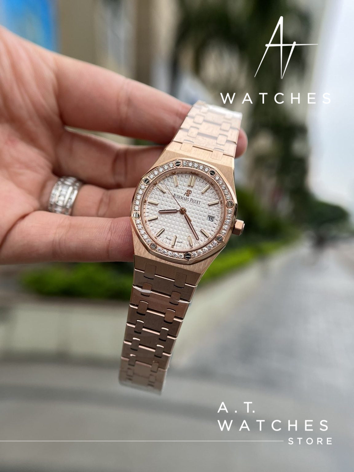 Audemars piguet Royal Oak lady Super Clone Swiss Machine